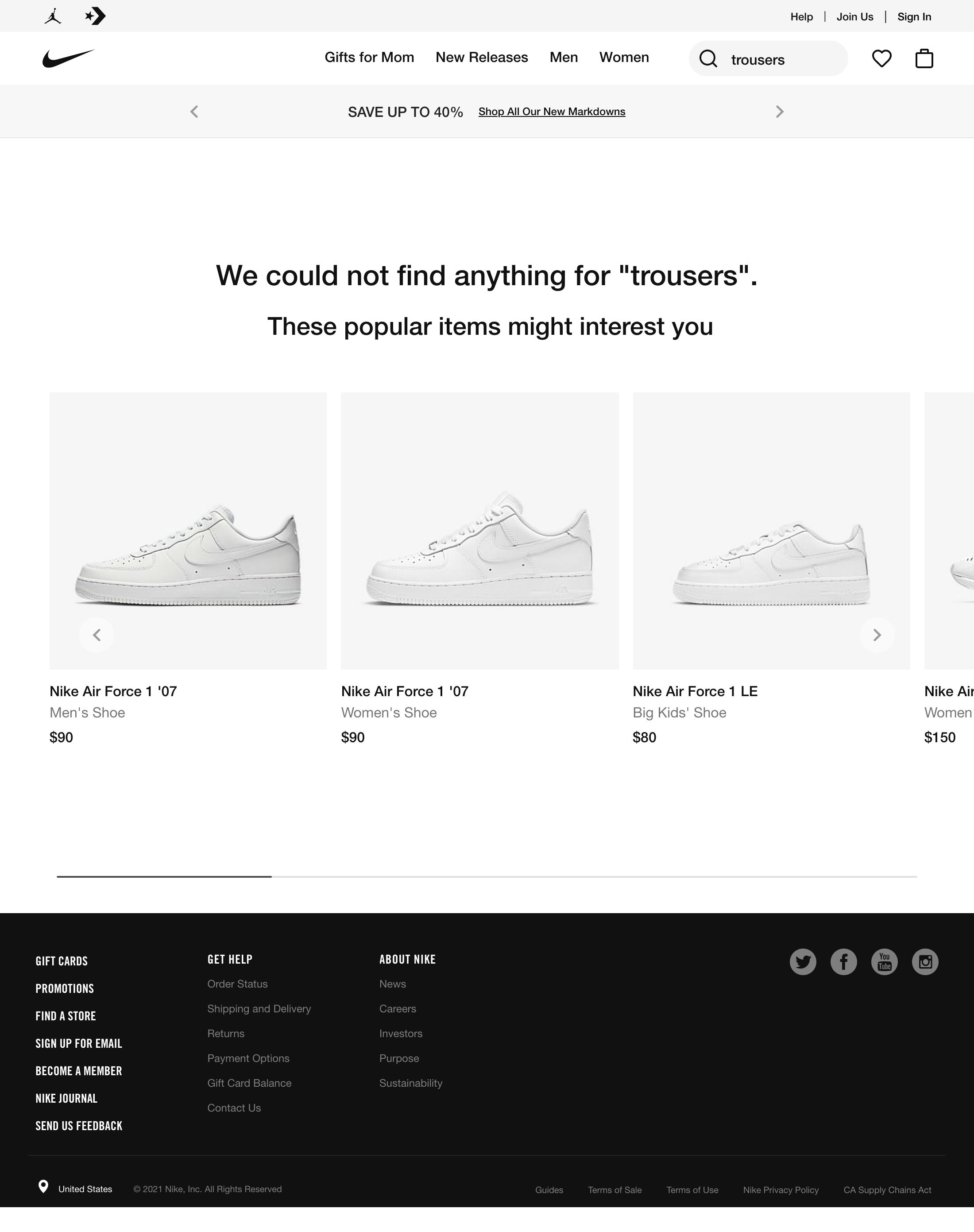 nike returns page