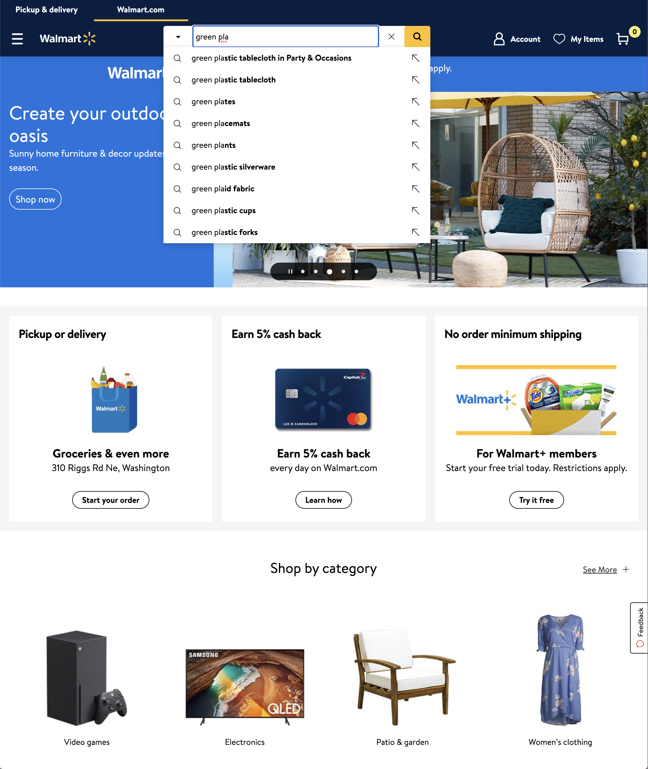 Desktop screenshot of Walmart