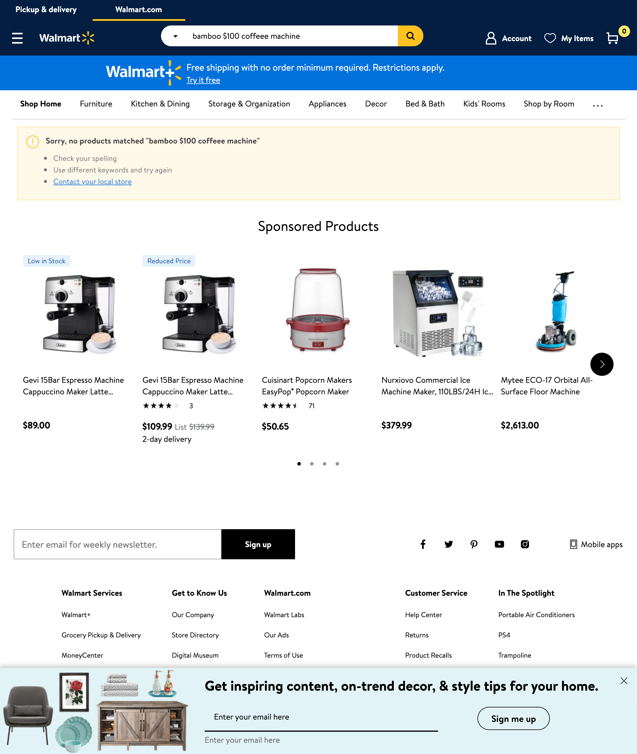 Desktop screenshot of Walmart