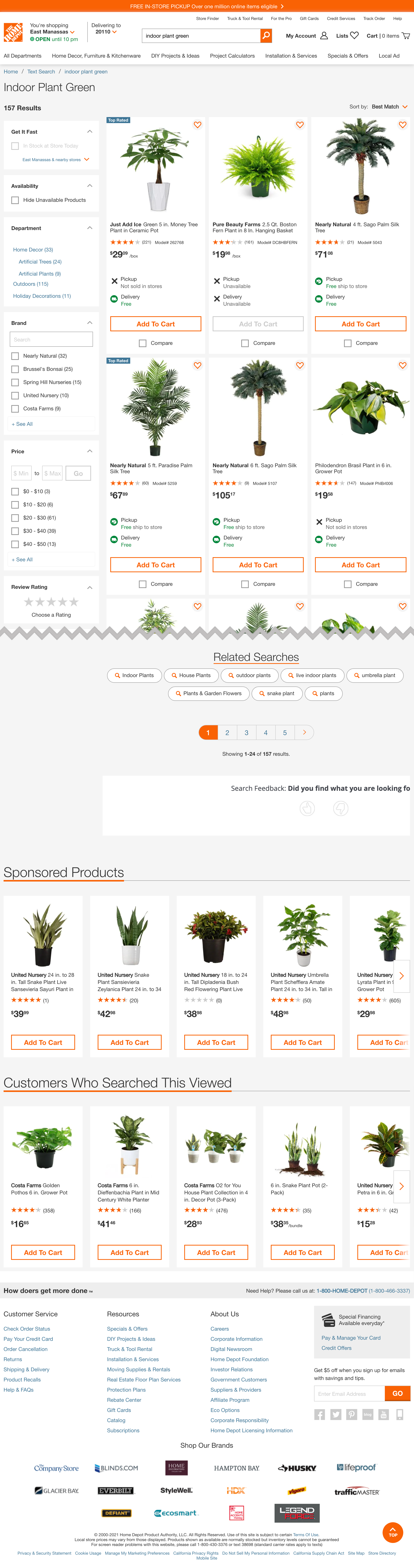 Desktop screenshot of Home Depot