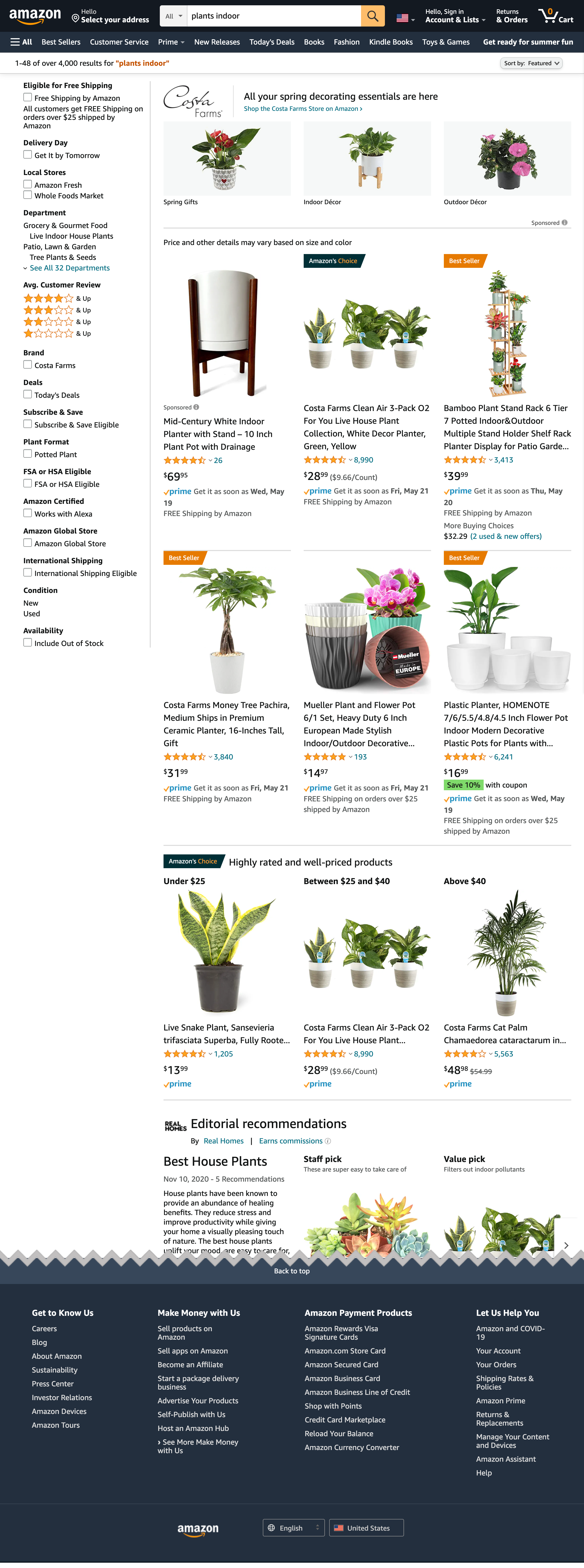 Desktop screenshot of Amazon