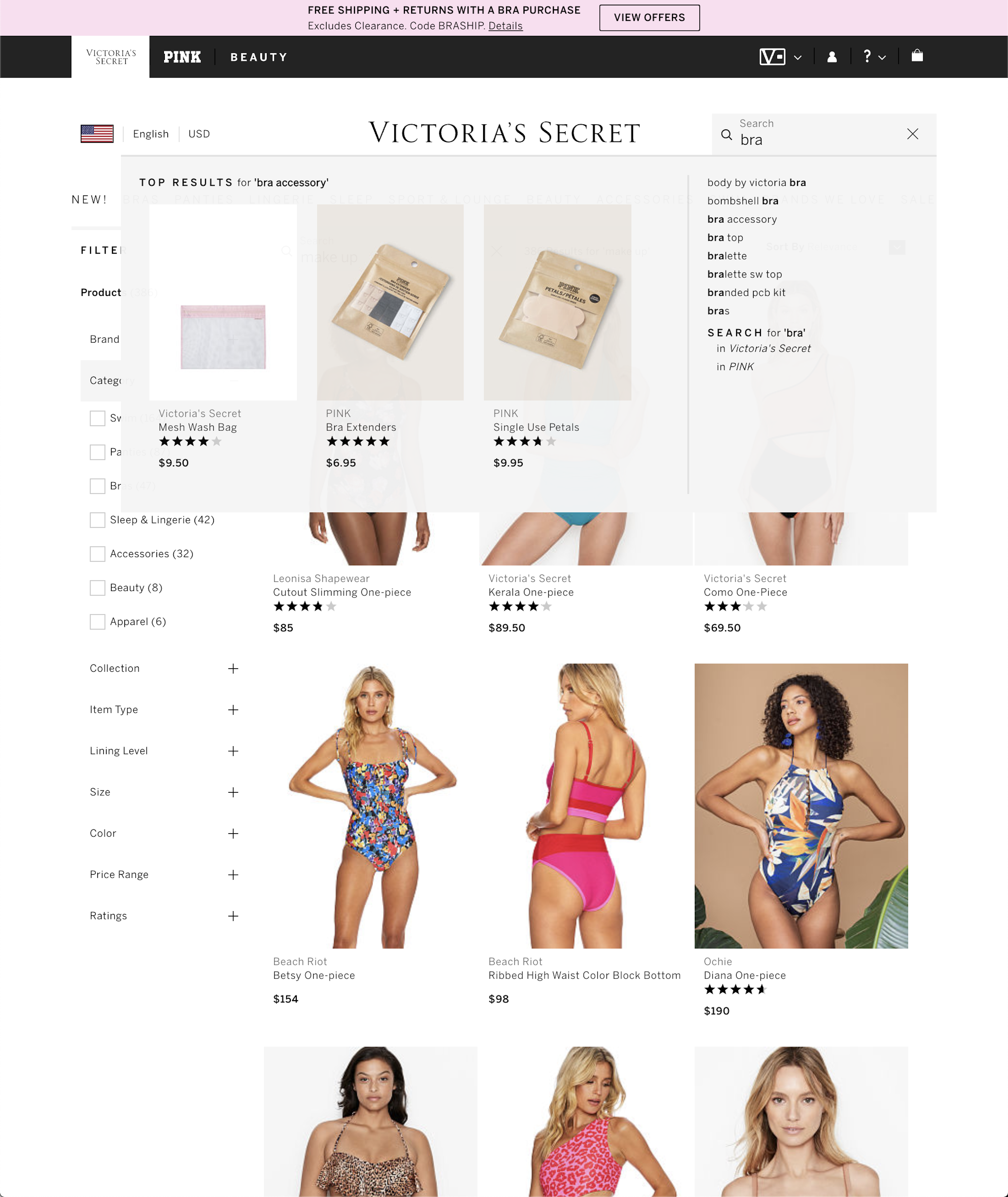 Victoria's Secret Victoria secret bra 36C Pink Size undefined - $19