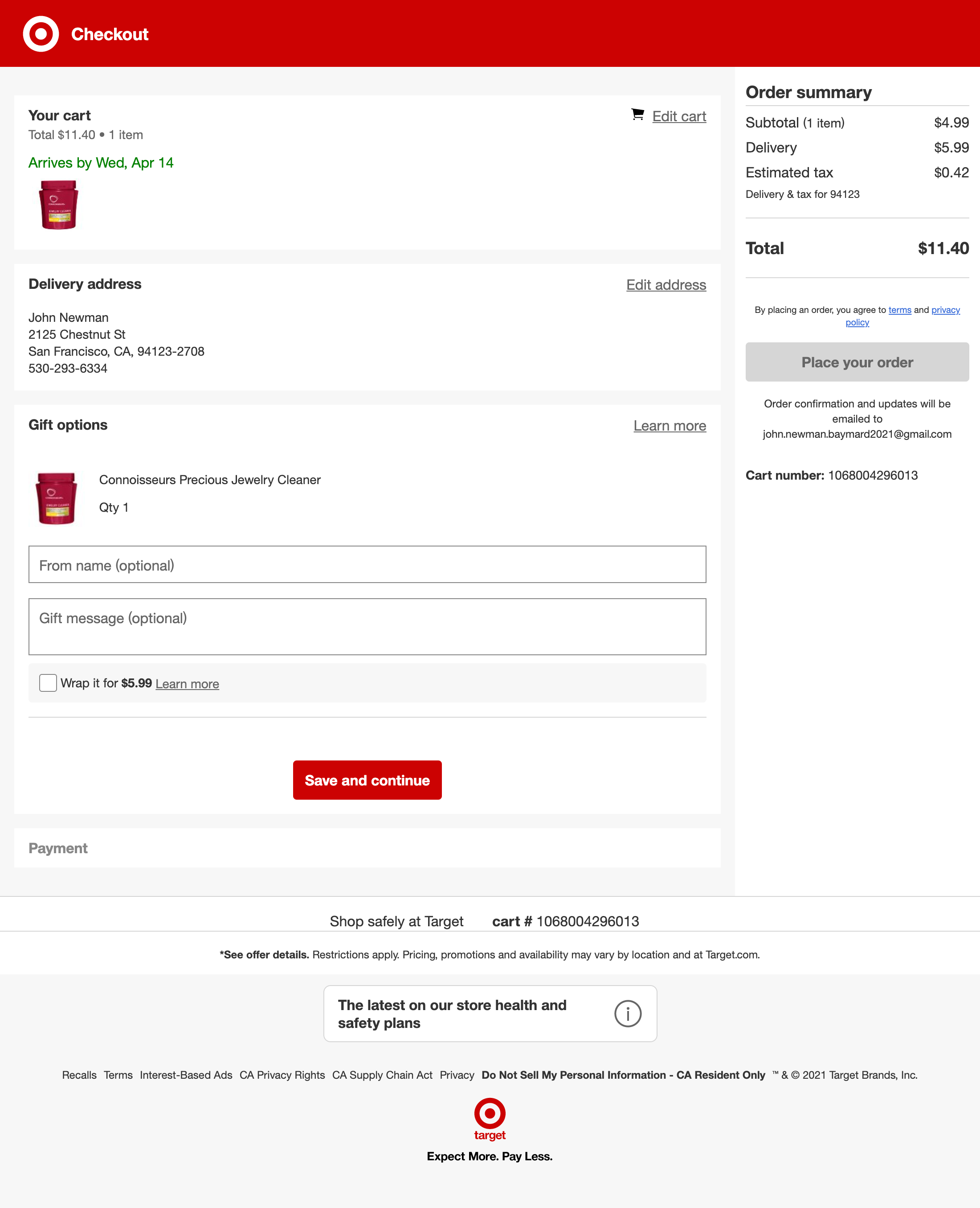 Desktop screenshot of Target