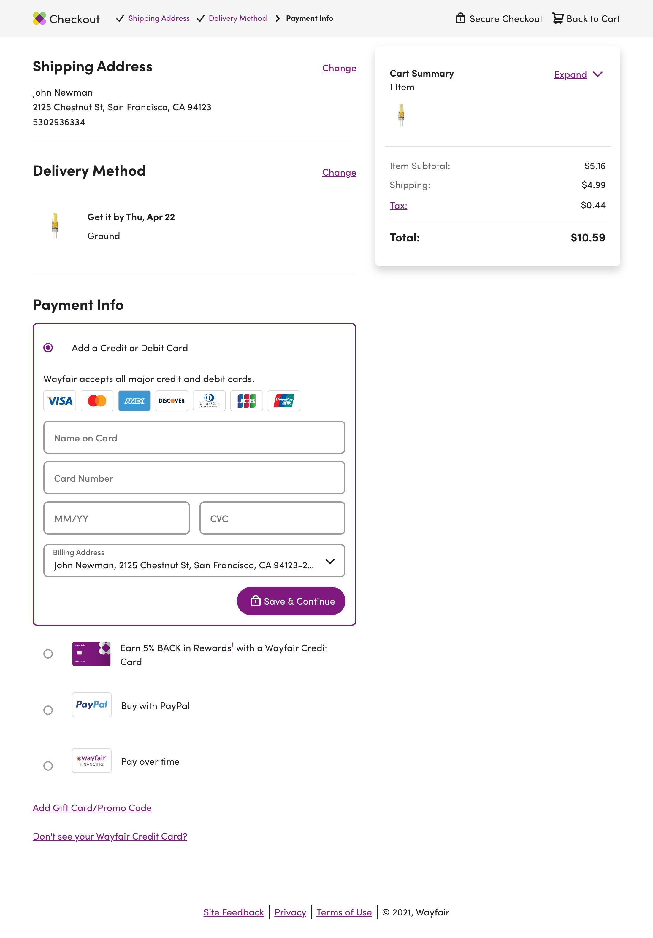 Wayfair’s UX Case Study Baymard Institute