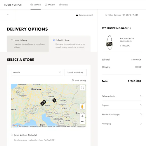 Louis Vuitton’s E-Commerce UX Case Study – Baymard Institute