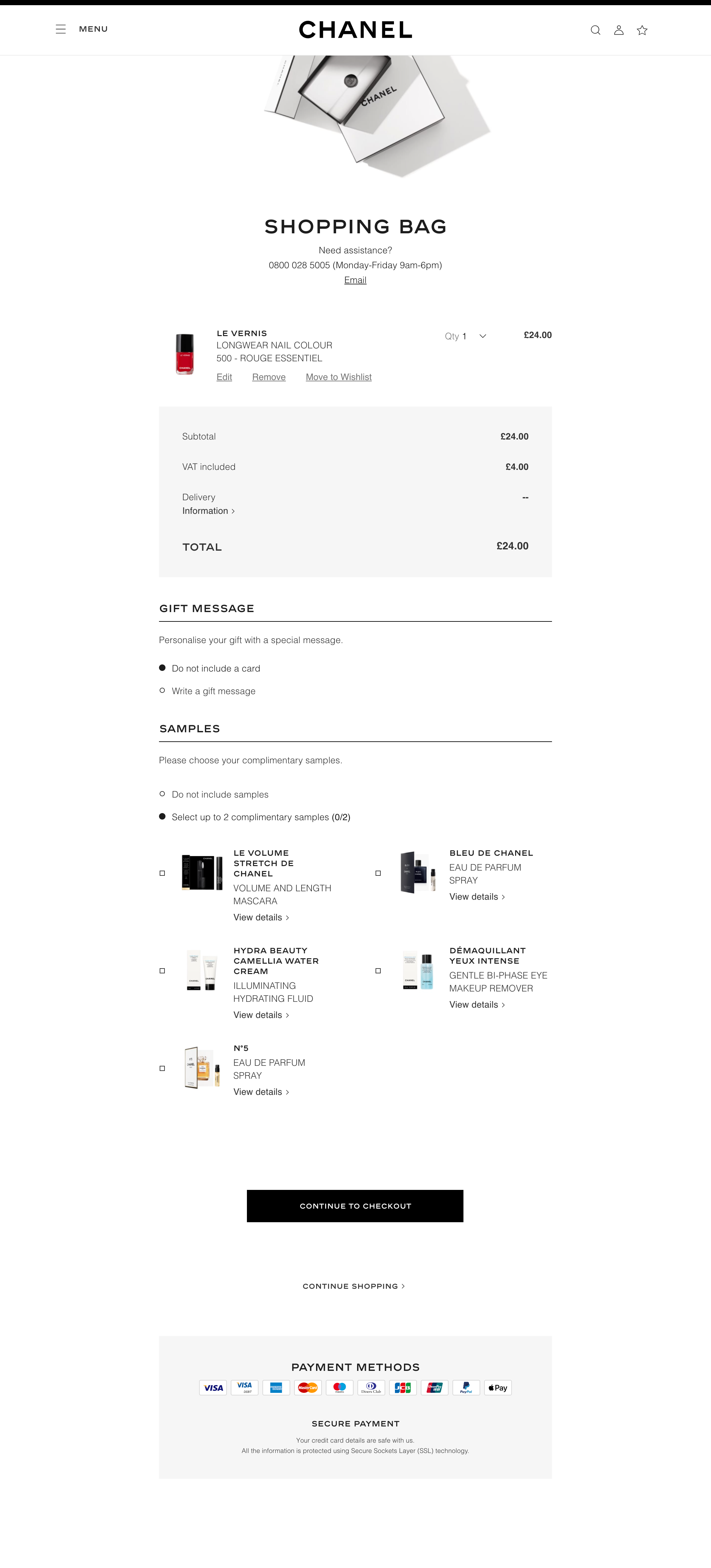 Desktop screenshot of CHANEL