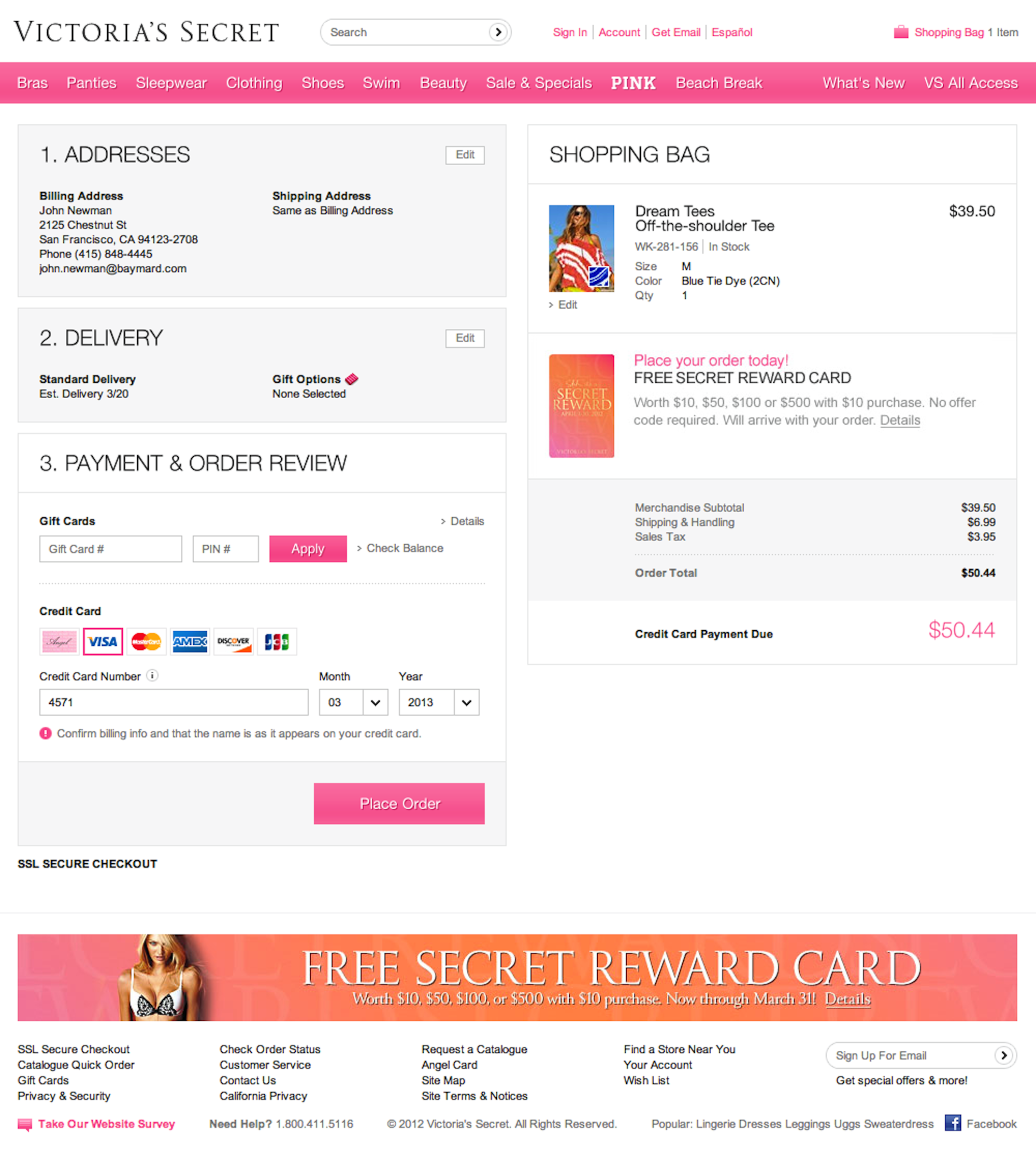 Victoria's Secret's Review Order – 464 of 561 Review Order