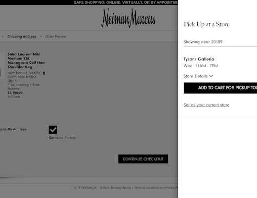 Desktop screenshot of Neiman Marcus