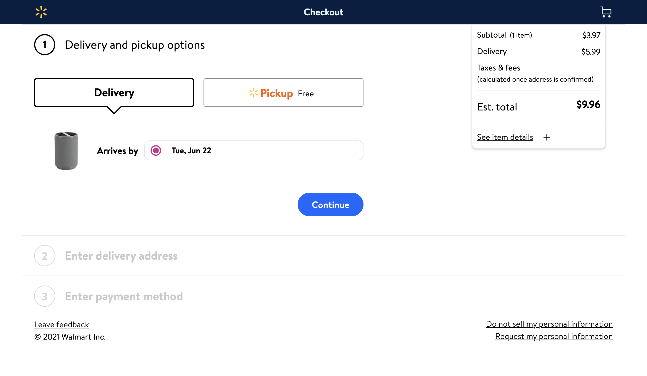 Desktop screenshot of Walmart