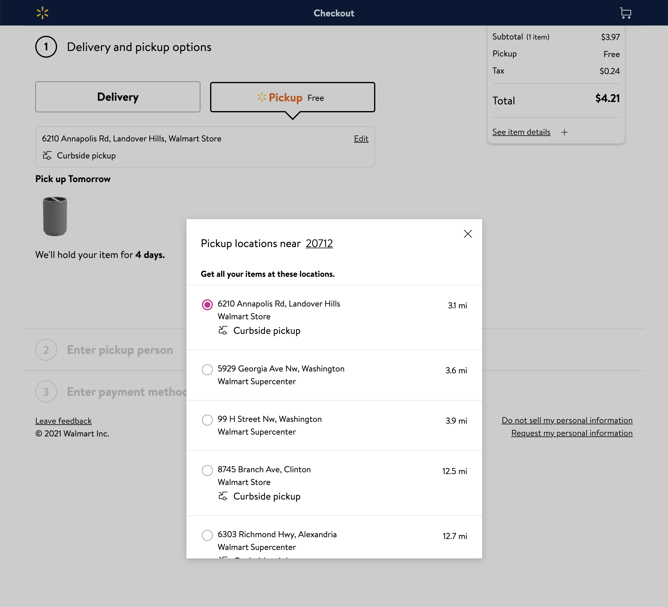 Desktop screenshot of Walmart