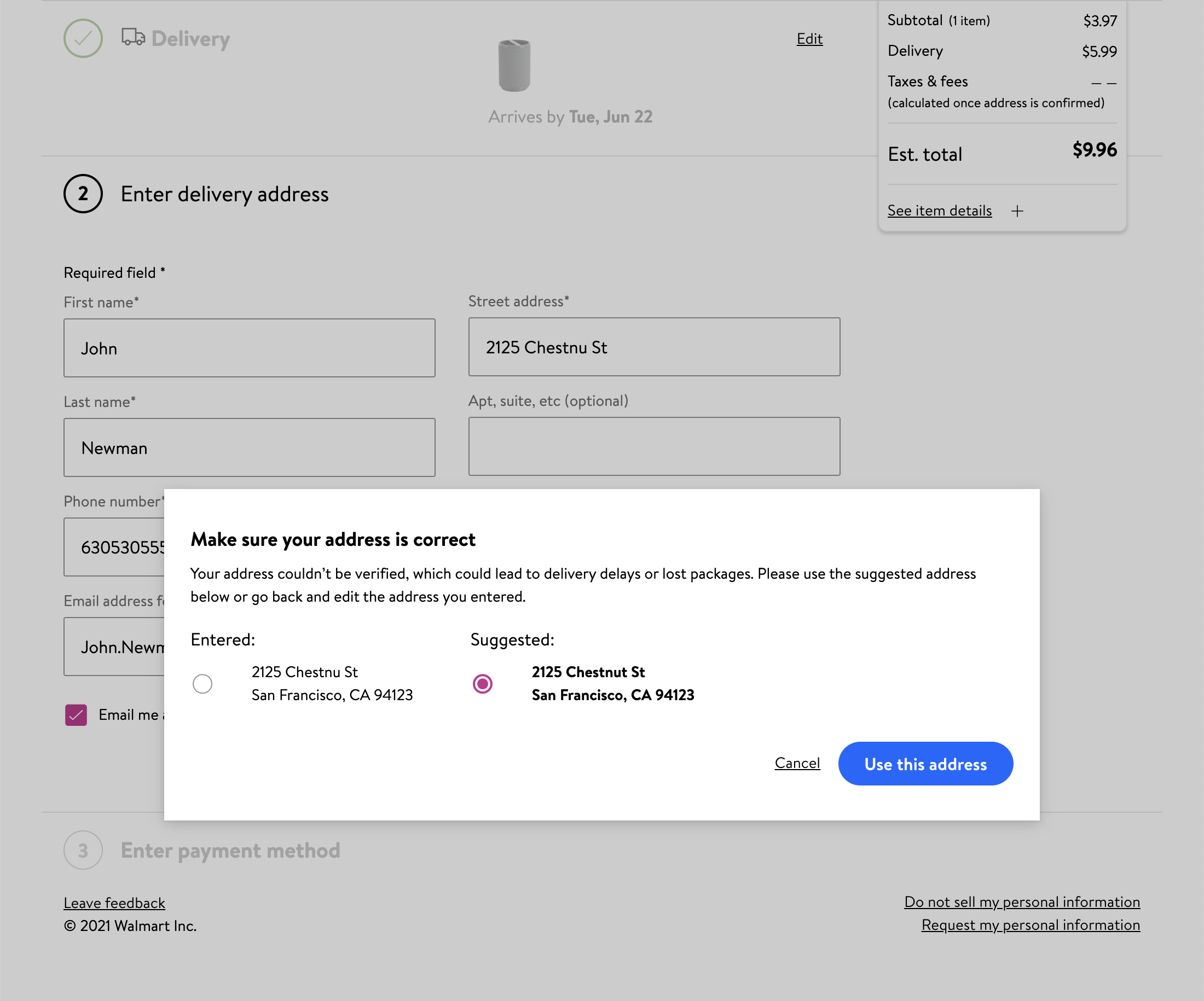 Desktop screenshot of Walmart