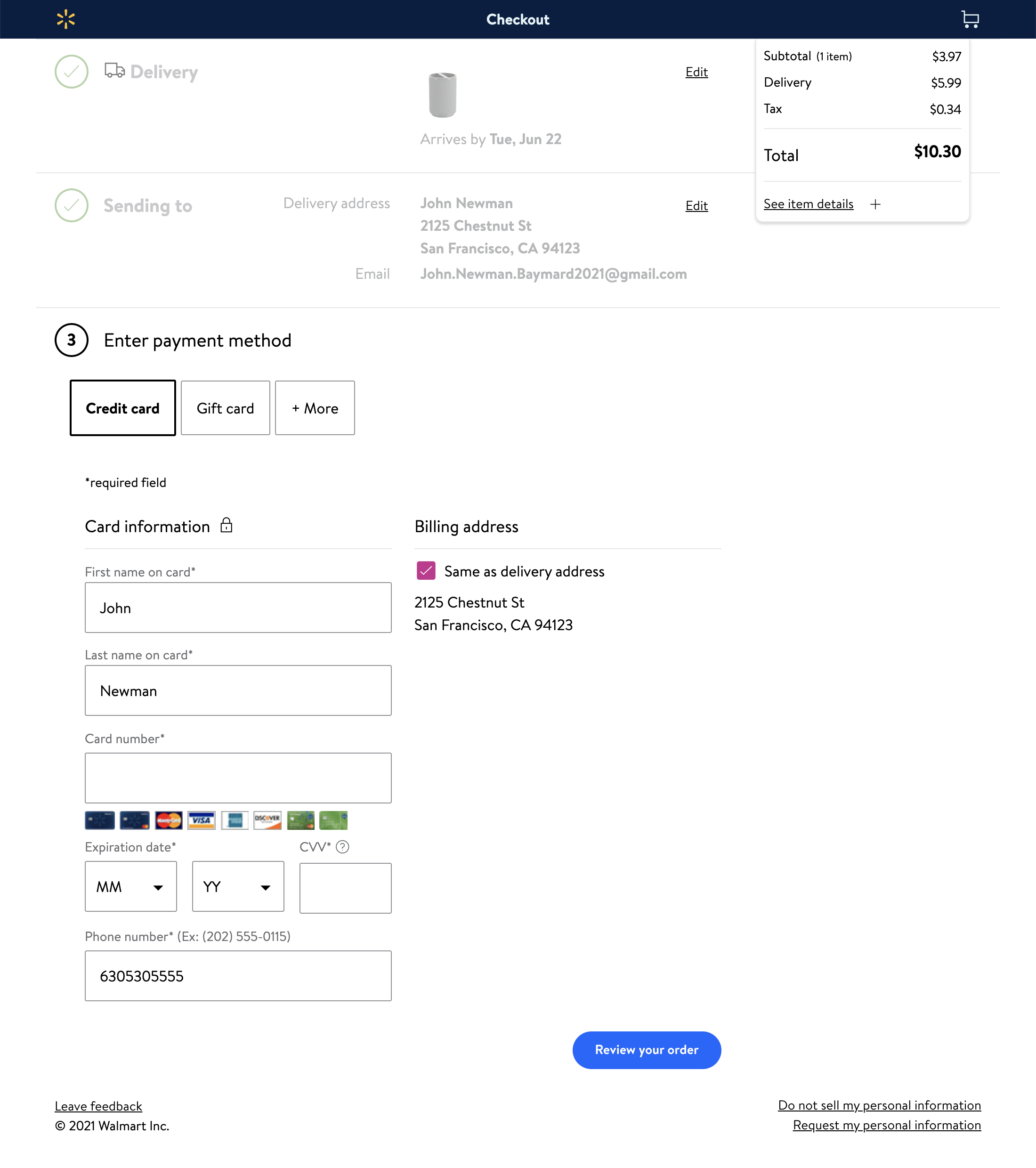 Desktop screenshot of Walmart
