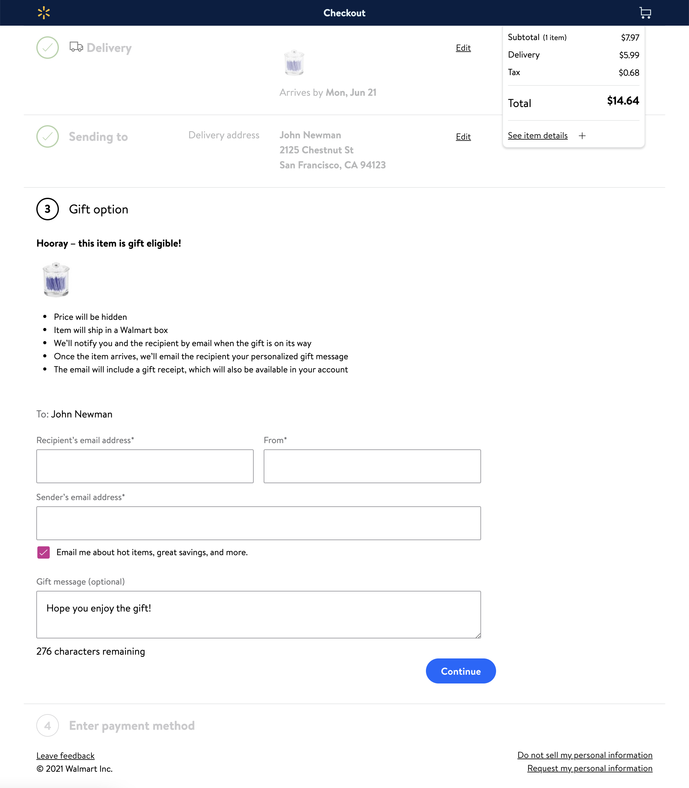 Desktop screenshot of Walmart
