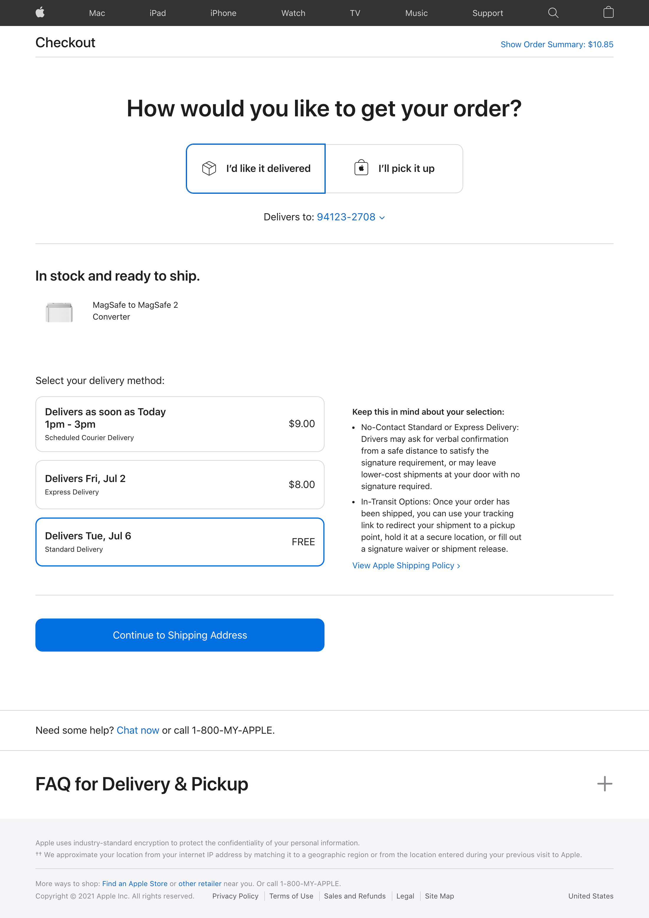 Desktop screenshot of Apple