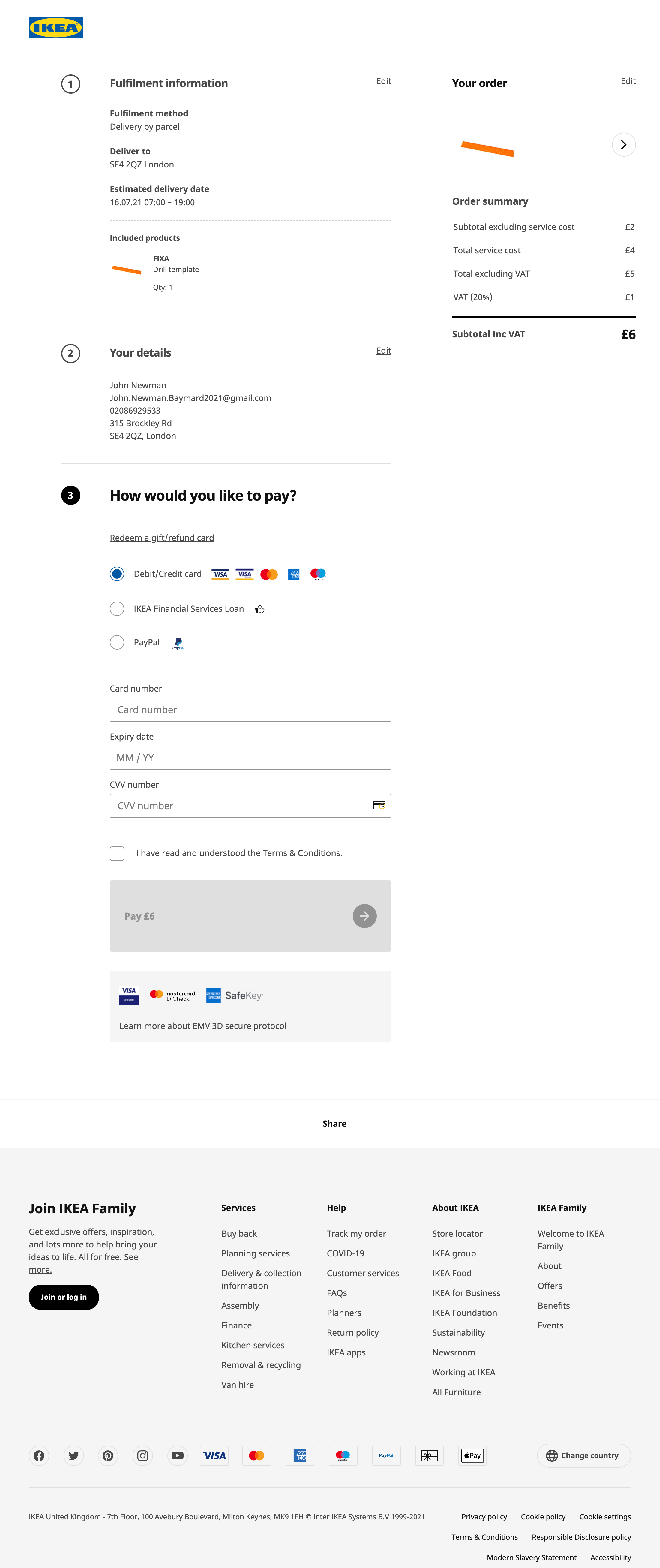 IKEA’s Payment 445 of 1041 Payment Examples Baymard Institute