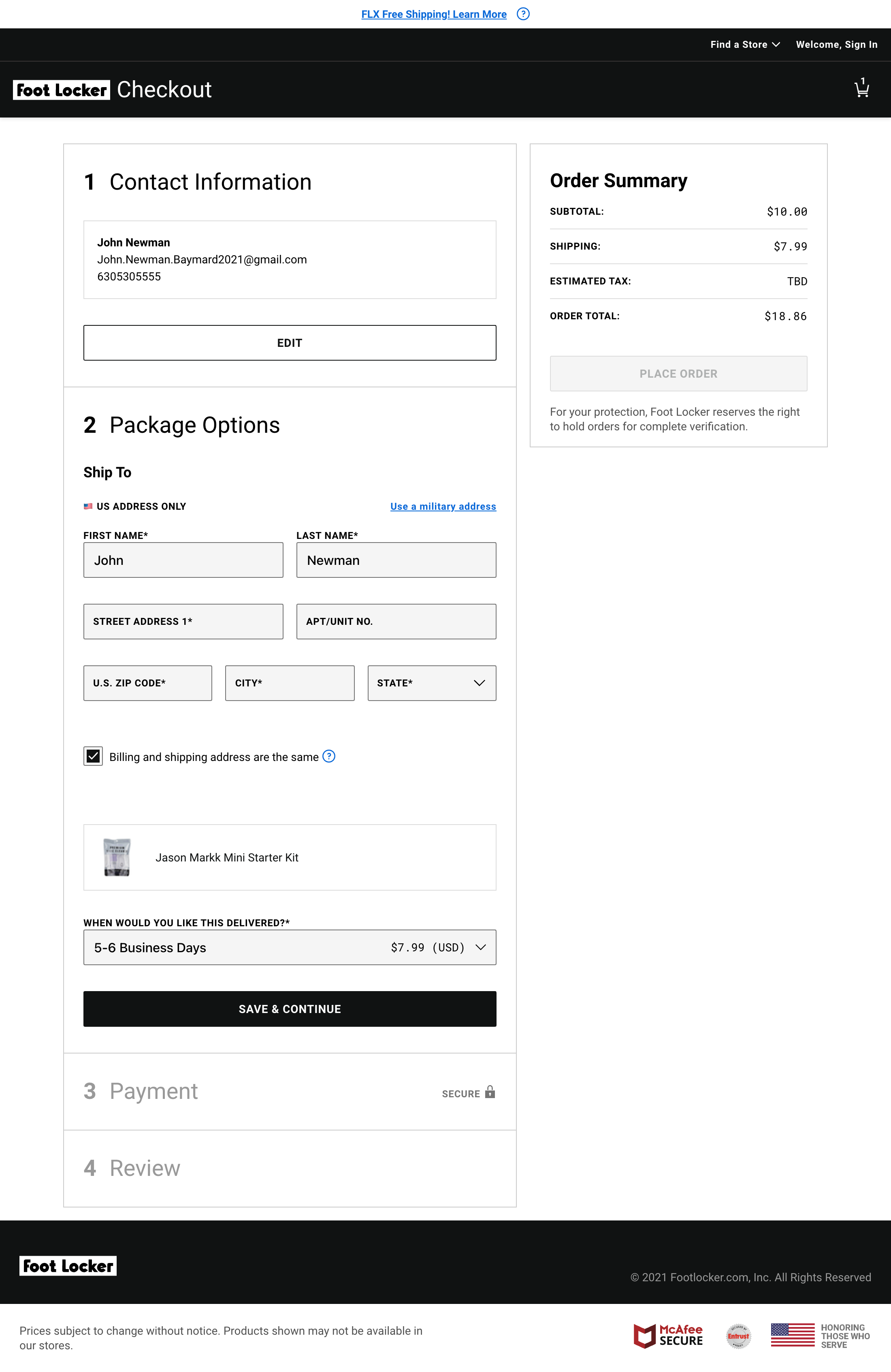 Louis Vuitton's Delivery & Shipping Methods – 313 of 656 Delivery & Shipping  Methods Examples – Baymard Institute