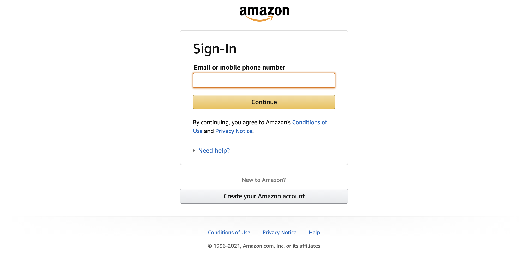 Desktop screenshot of Amazon