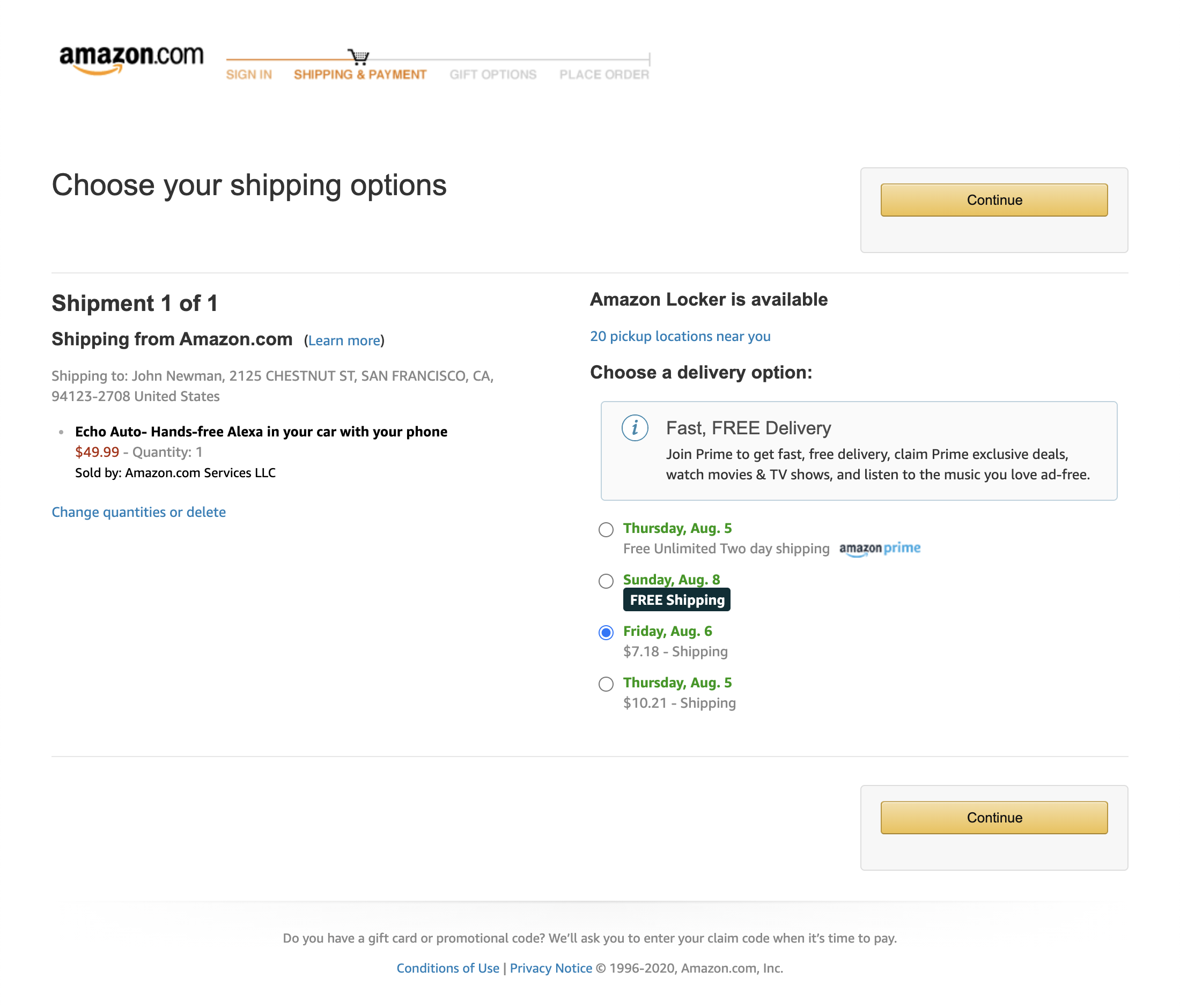 Desktop screenshot of Amazon