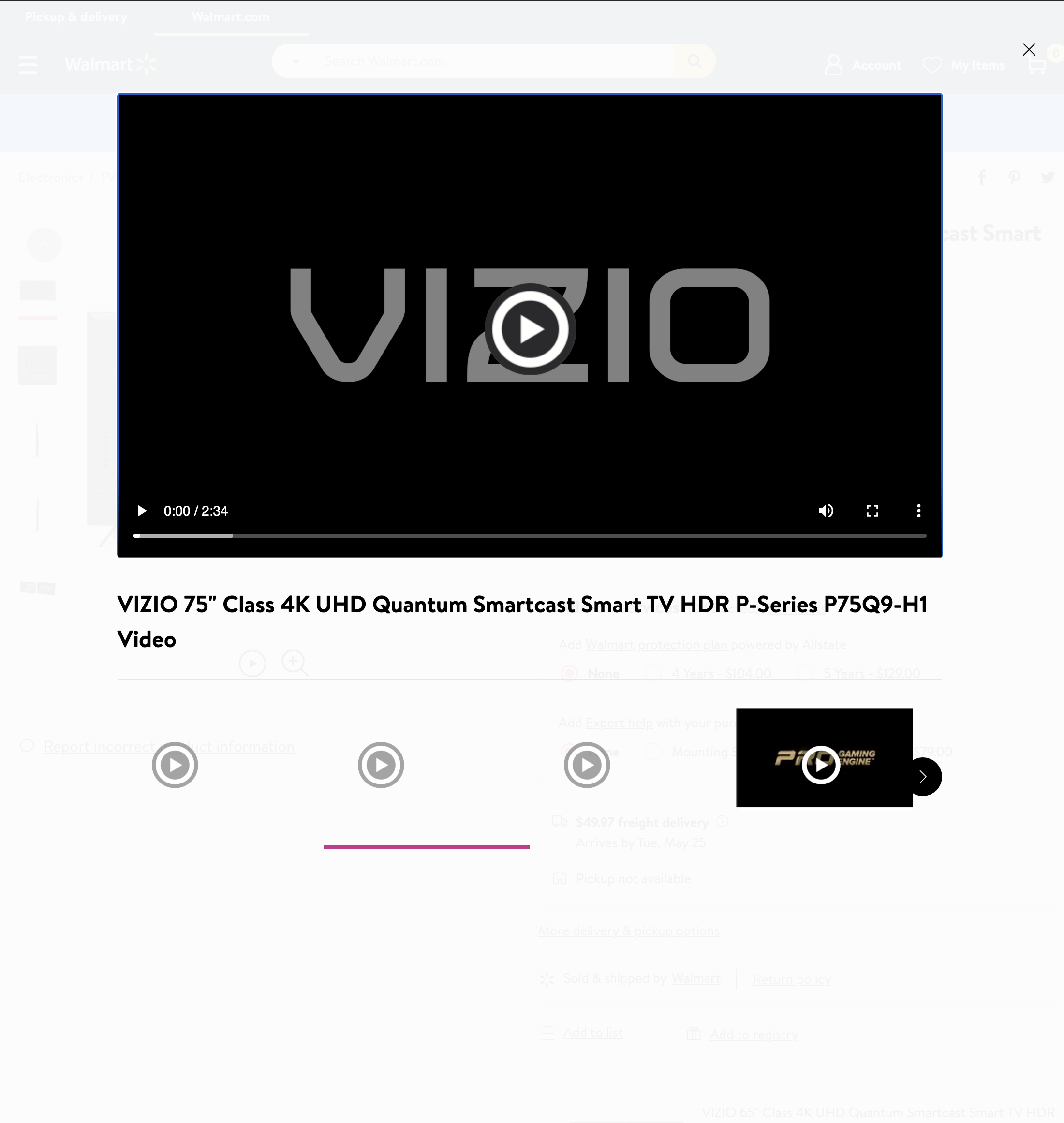 Desktop screenshot of Walmart