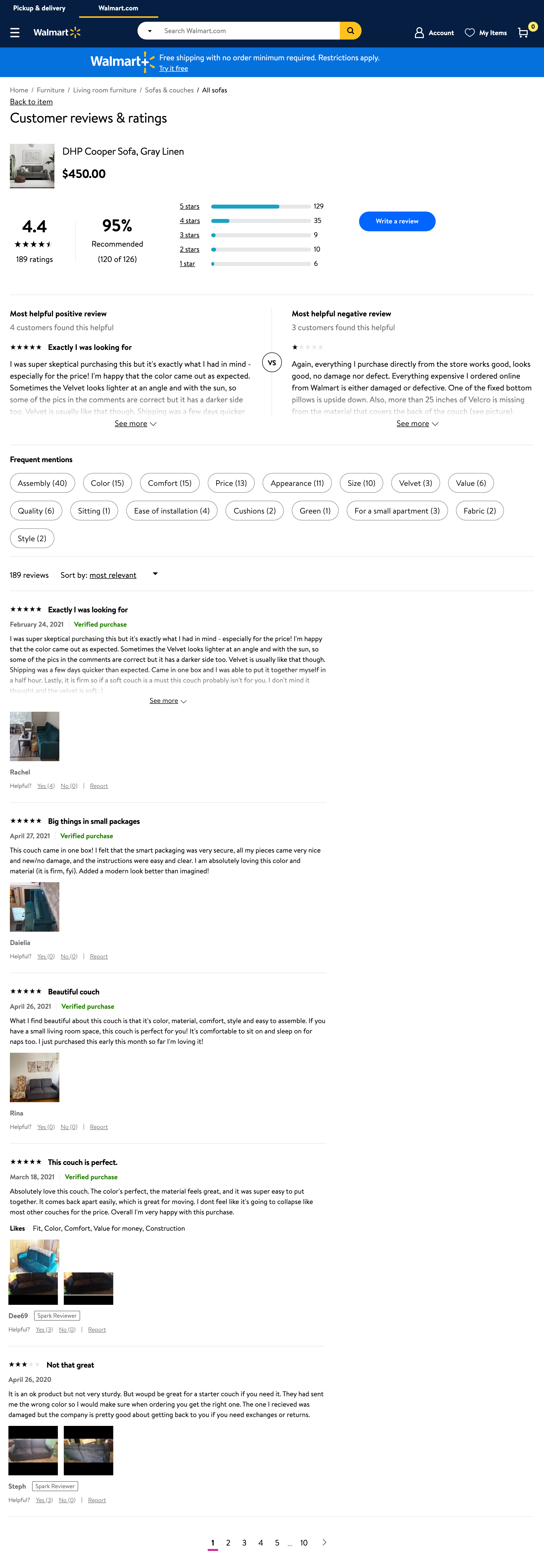 Desktop screenshot of Walmart