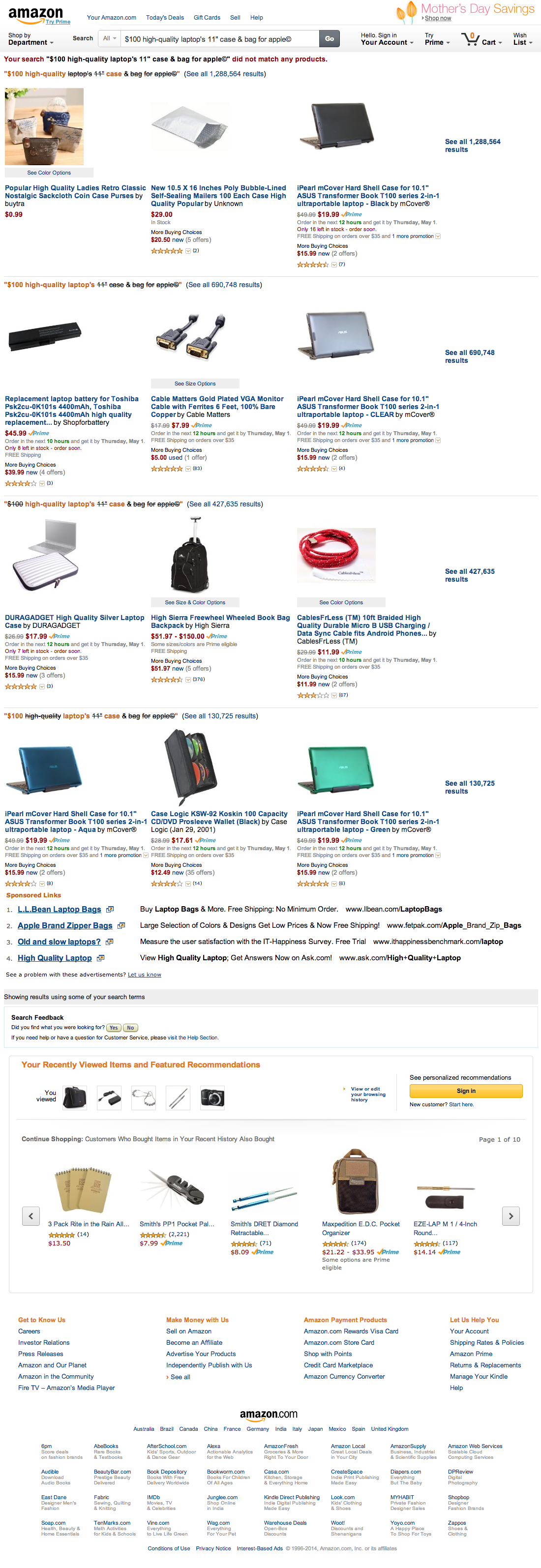 Desktop screenshot of Amazon