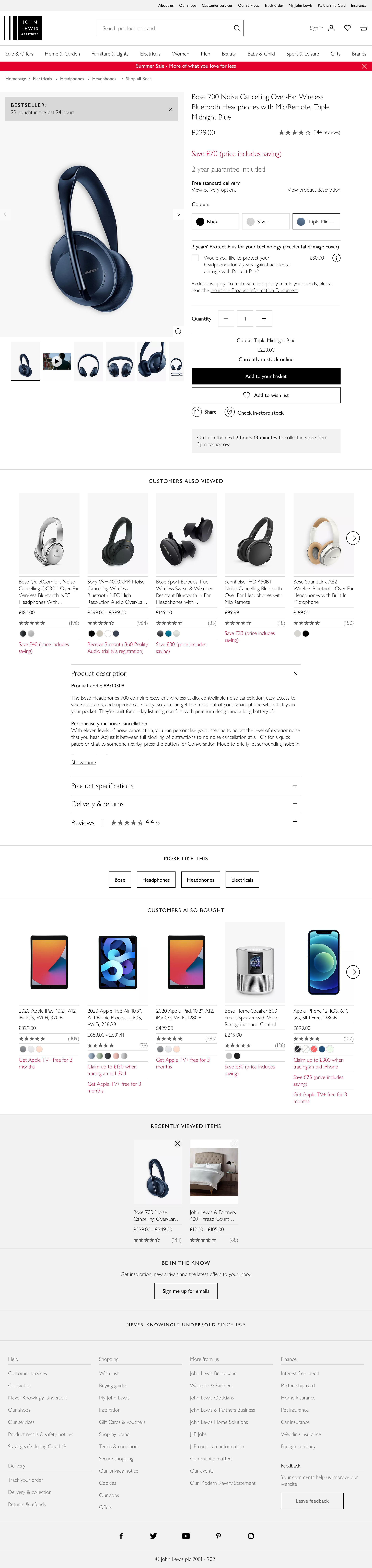 John Lewis’ UX Case Study Baymard Institute