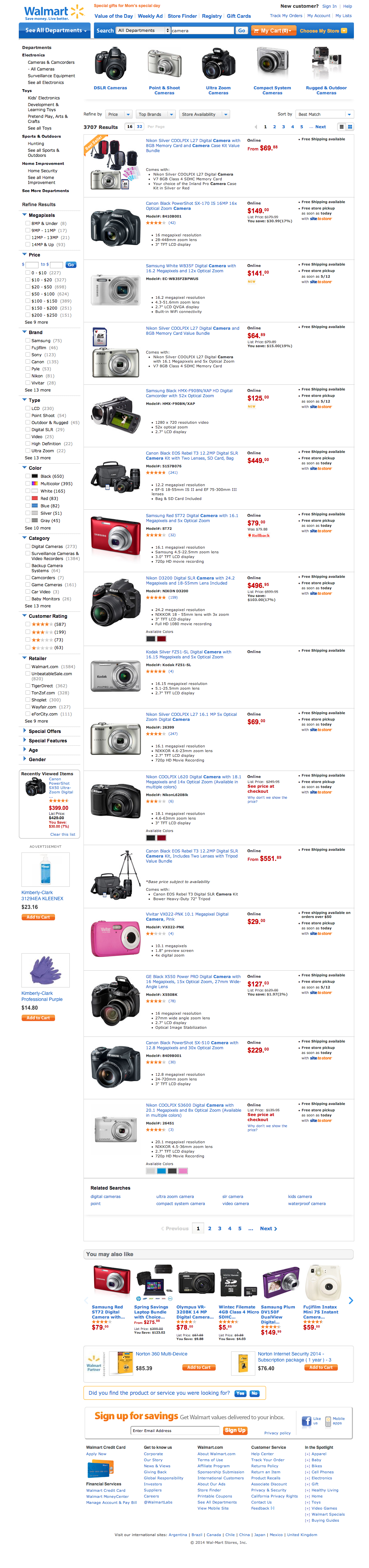 Desktop screenshot of Walmart