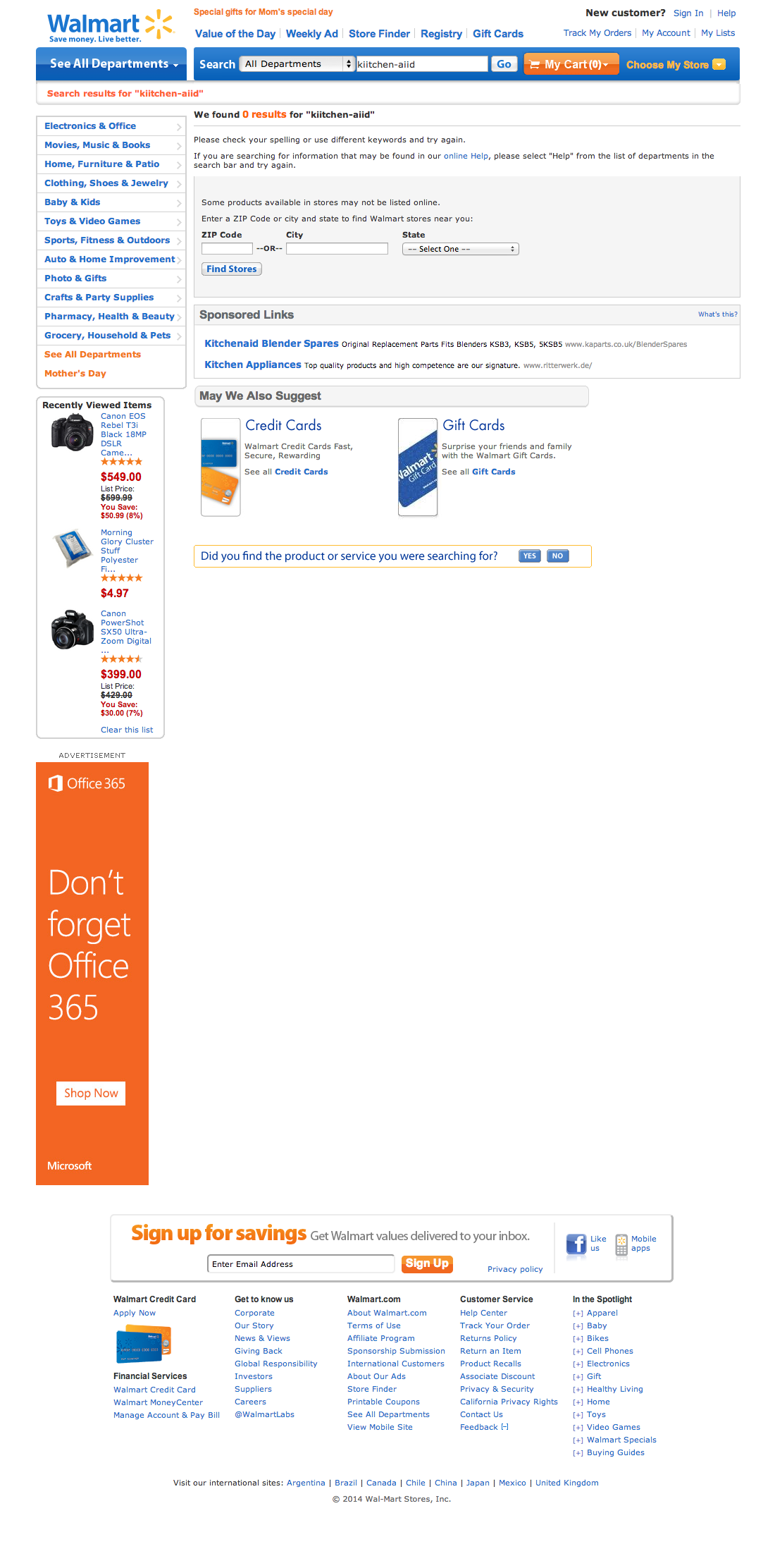 Desktop screenshot of Walmart
