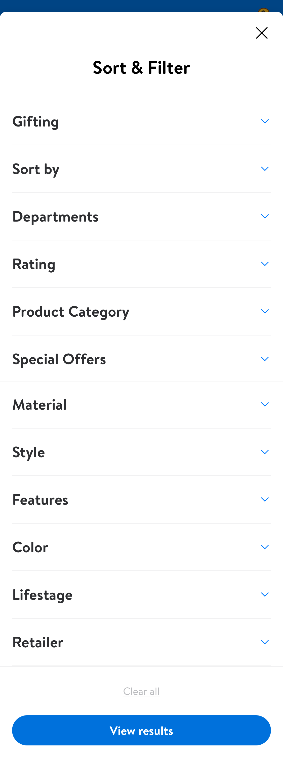 Mobile screenshot of Walmart