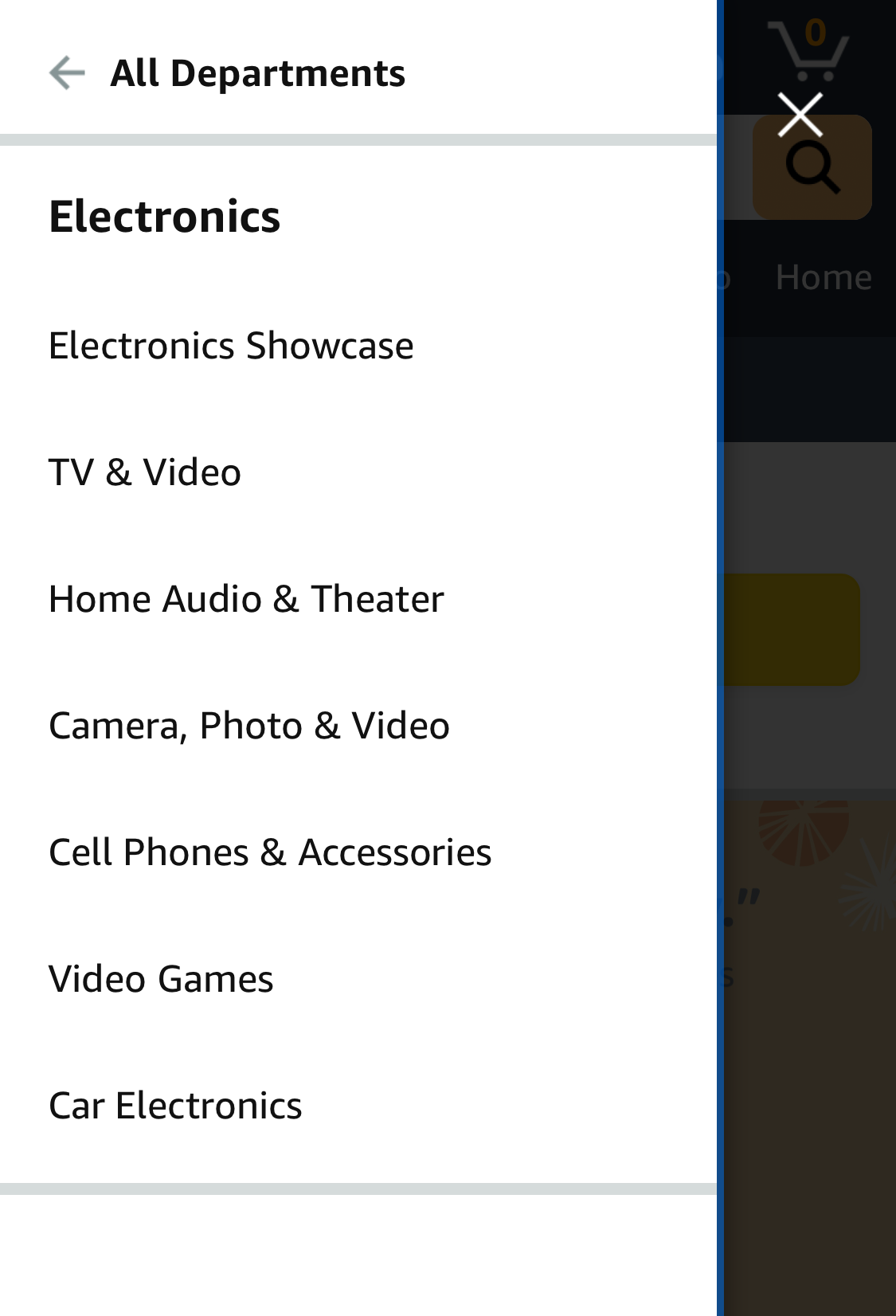 Mobile screenshot of Amazon