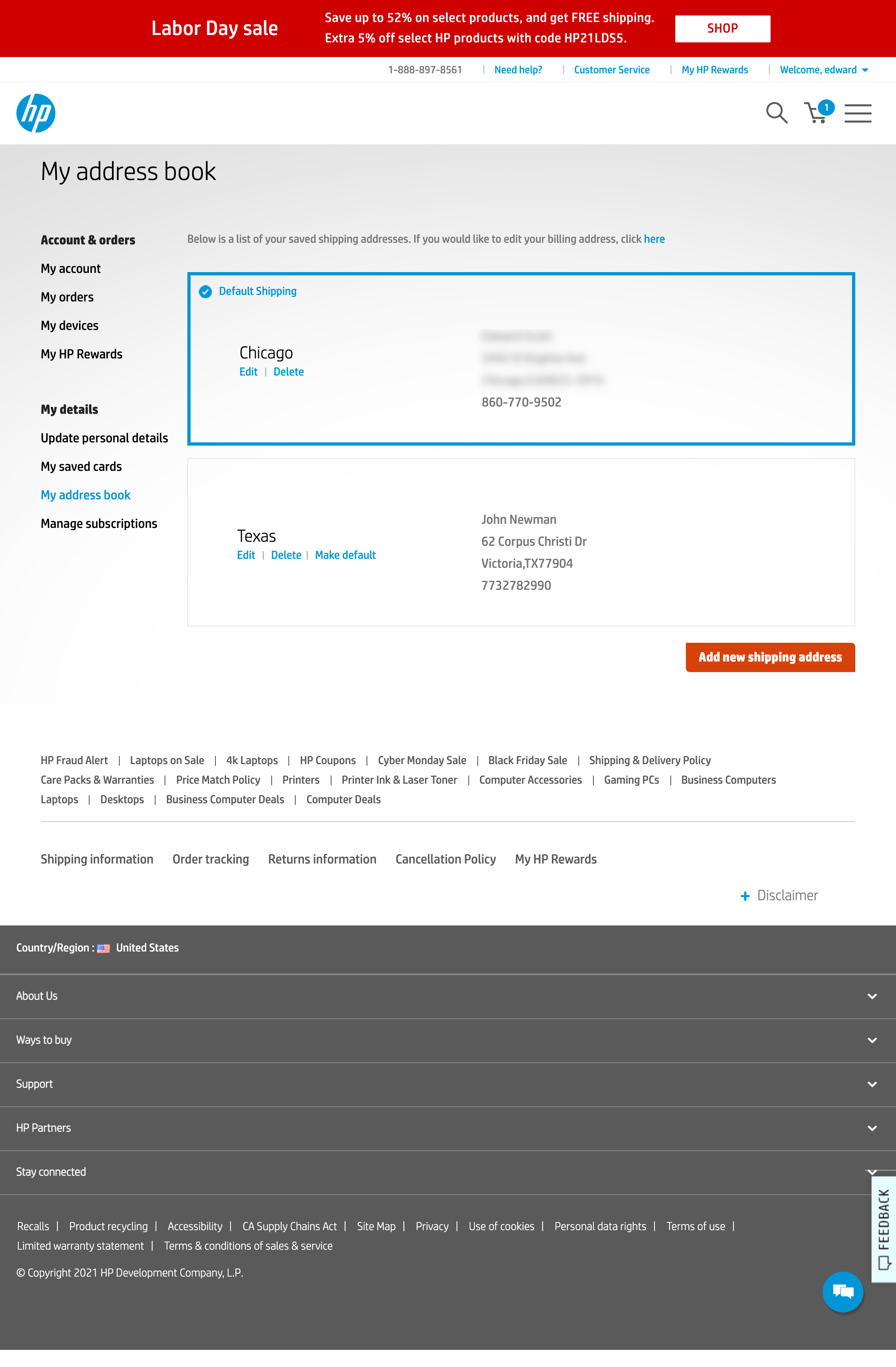 178 ‘Address Book’ Design Examples Baymard Institute