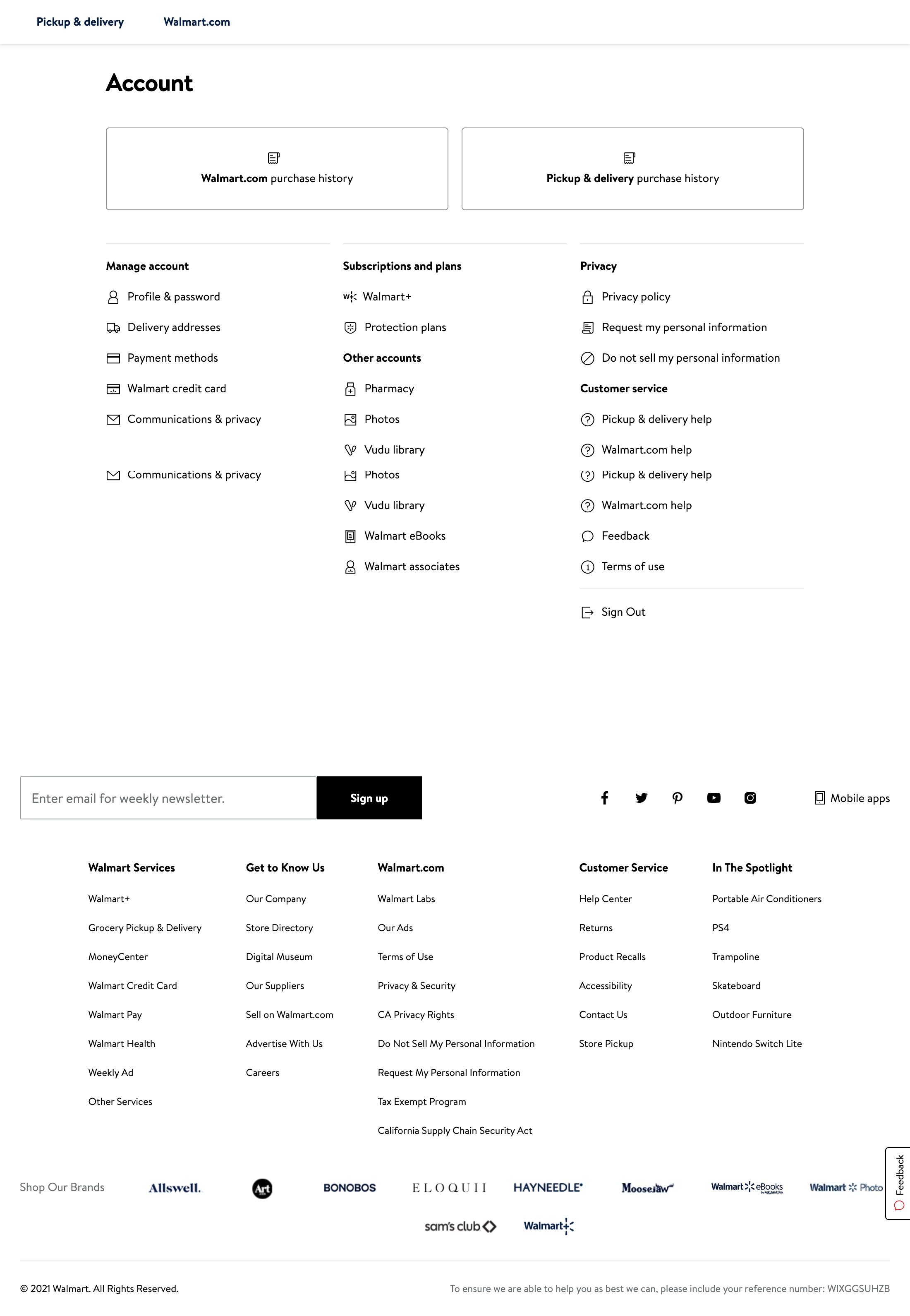 Desktop screenshot of Walmart