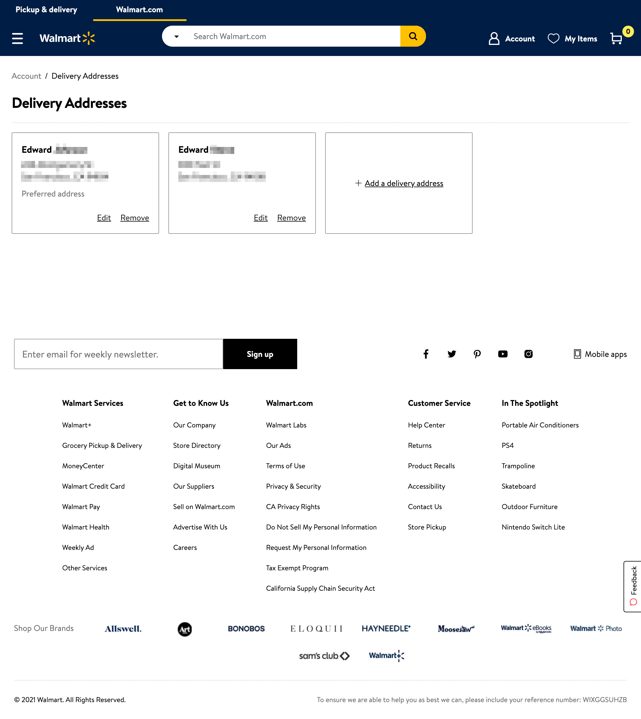 Desktop screenshot of Walmart