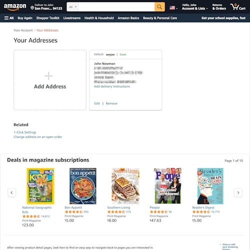 Amazon’s E-Commerce UX Case Study – Baymard Institute