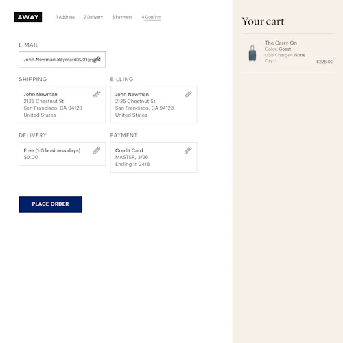 480 ‘Review Order’ Design Examples – Baymard Institute