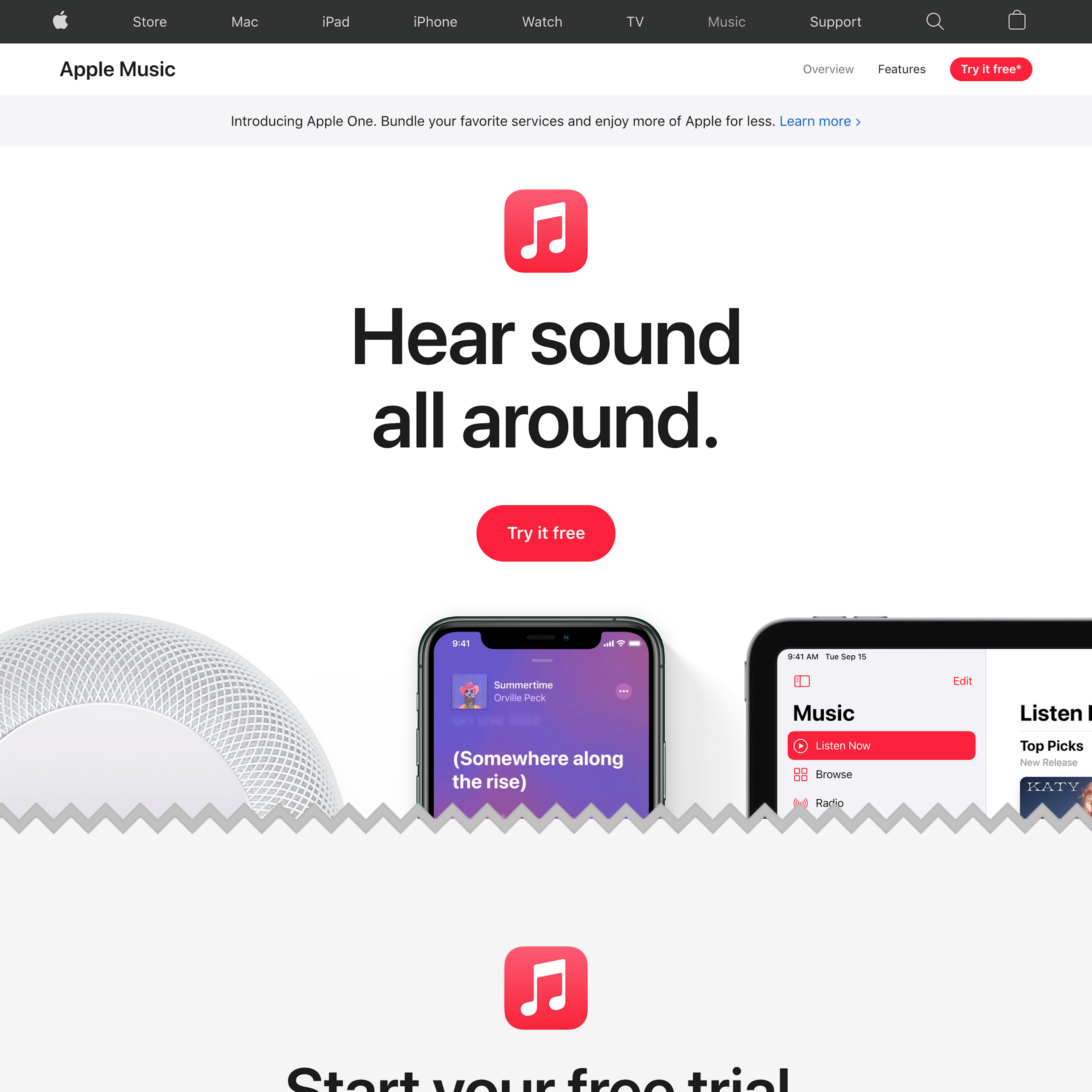 Desktop screenshot of Apple Music